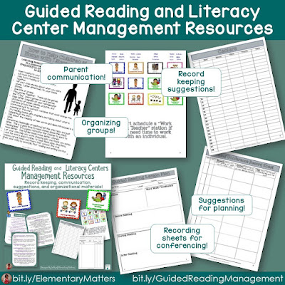 How do you organize your Literacy Centers? This post gives you ideas for organizing what the children do when you're teaching a group.