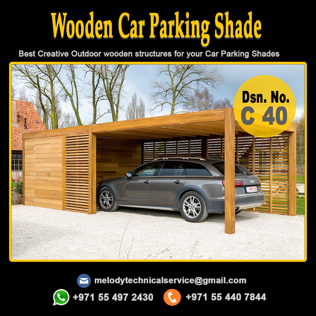 Car Parking Shade Suppliers in Dubai | Wooden/Steel/WPC Car Parking Shade in UAE