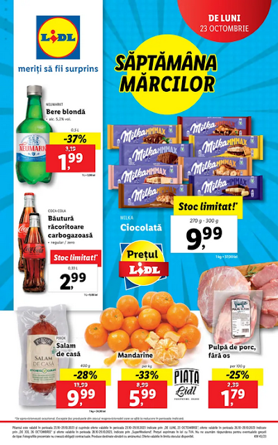 LIDL Catalog - Brosura 23-29.10 2023→  Saptamana Marcilor | Lidl Plus | Super Weekend