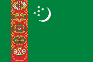 علم دولة تركمانستان  :