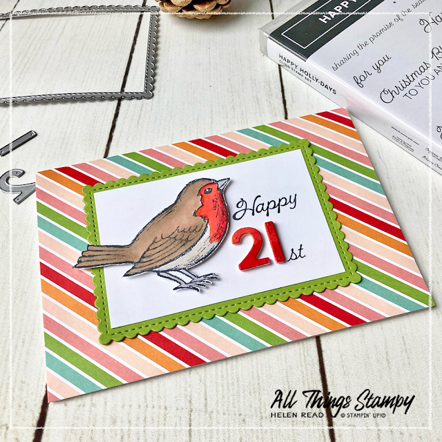 Happy Holly Days card idea Stampin' Up!