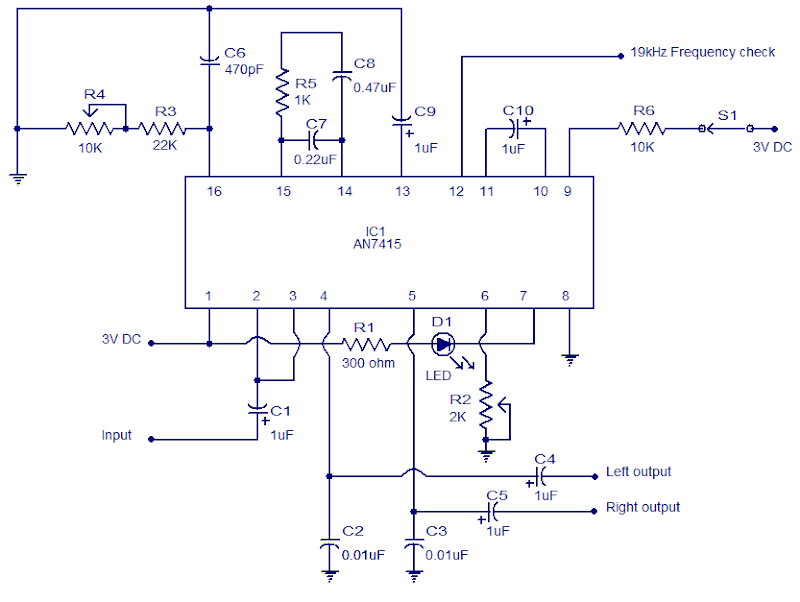 AN7415 FM Stereo Demodulator