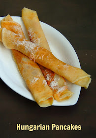 Palacsinta, Hungarian Pancakes, Hungarian crepes