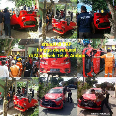 Ambon, Malukupost.com - Satlantas Polres Pulau Ambon dan Pulau-Pulau Lease telah memastikan siapa oknum pelaku pengendara mobil honda brio nomor polisi DE 1579 AH warna merah yang mengalami kecelakaan lalu lintas pada Minggu, (25/3) hingga menewaskan seorang pengojek. "kami awalnya mendapatkan informasi kalau yang mengemudikan mobil saat itu adalah Stella Matitaputty, tetapi ada saksi melihat dia keluar dari pintu kanan bagian belakang," kata Kasat Lantas Polres setempat, AKP Muhammad Bambang Surya Wiharga di Ambon, Rabu (28/3).