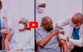 Buhari, Osinbajo receive COVID-19 Vaccine jabs