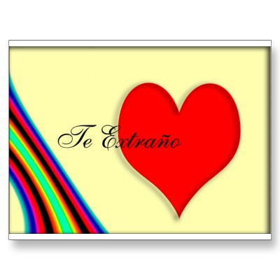 Valentine Quotes Spanish on Blogsp   Beautiful Heart That Says I Miss You In The Spanish Language