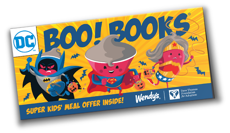 2023 Wendy's Frosty Boo Books - DC Super Heroes