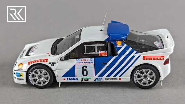 Zdjęcie modelu HPI Racing Ford RS200, Rally Acropolis 1986 Kalle Grundel