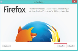 Download and installation of mozilla firefox