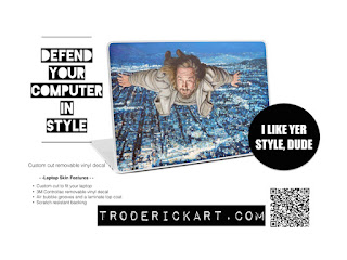 Come Fly with Me laptop cover TRoderickart