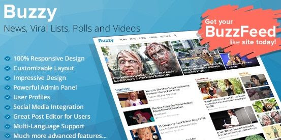 Buzzy v4 – Breaking News, Viral Lists, Polls and Popular Videos