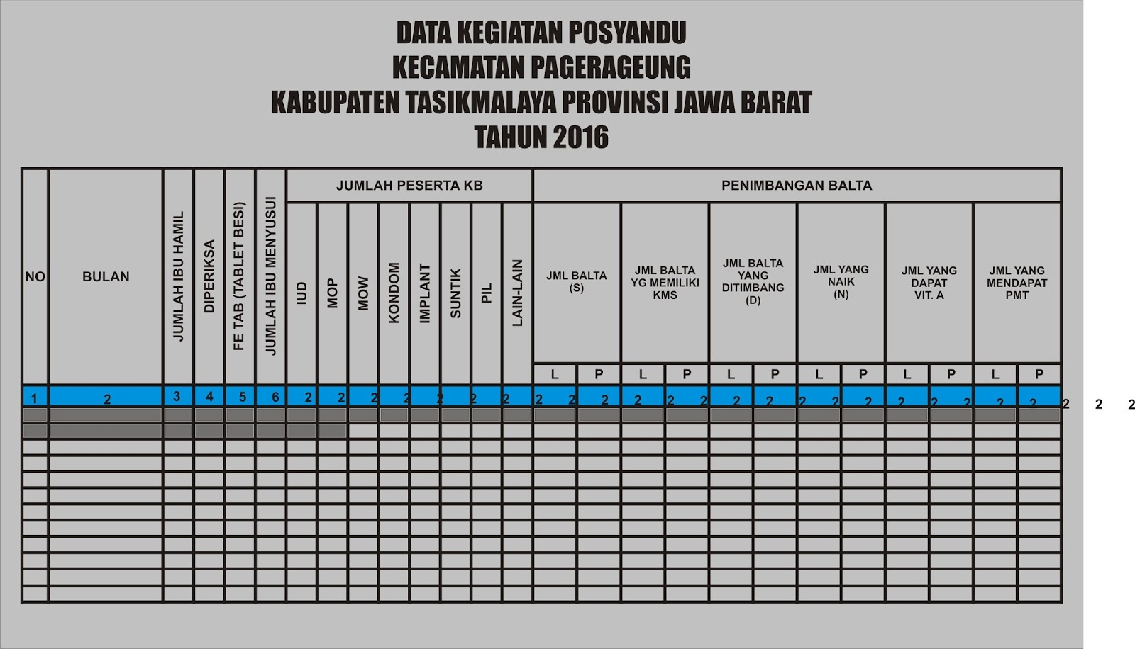 Contoh Spanduk Posyandu  KARYAKU