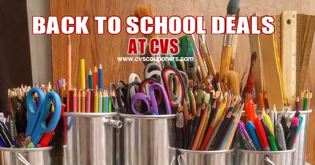 Back to School Deals at CVS