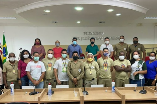 Câmara de Timon recebe representantes dos sindicatos de agentes de endemias e de agentes comunitários de saúde