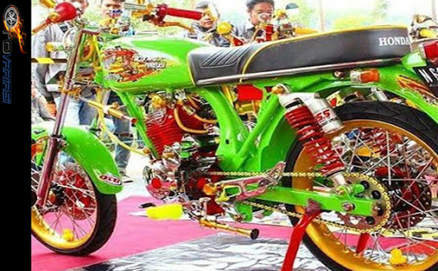 gambar motor cb 100 kontes modifikasi