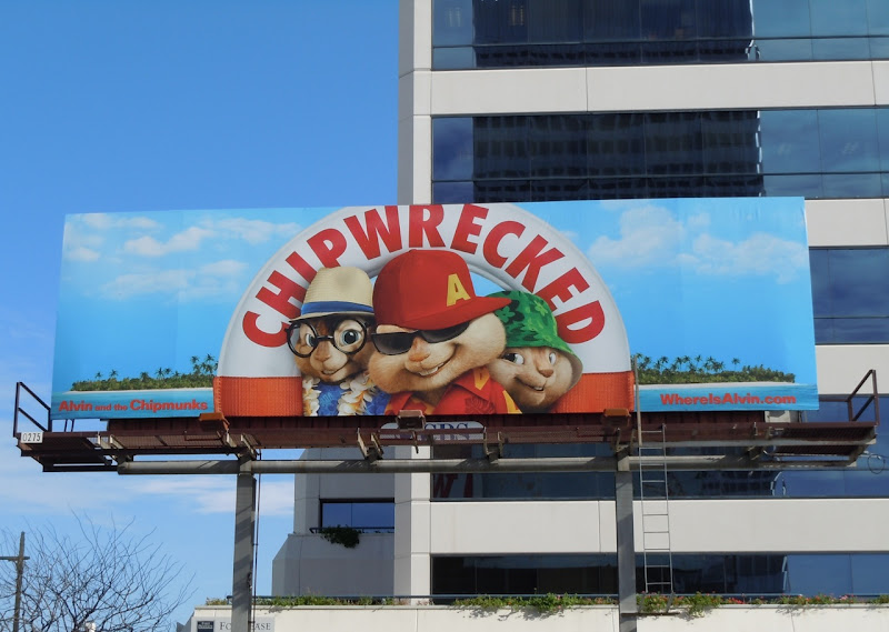 Chipwrecked movie billboard