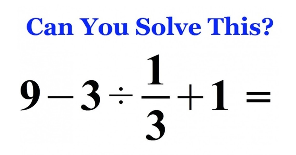 Most People Can Not Solve This Basic Math Problem. Can You?