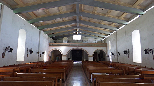 preist's view and choir loft of Guimbal Church Iloilo