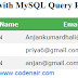 Serial Number with MySQL Query Result using PHP