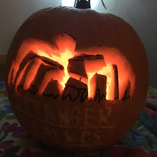 Stranger things mindflayer pumpkin