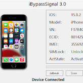 iBypassSignal 3.0 Latest iOS 12-17 iCloud Bypass (With Network)