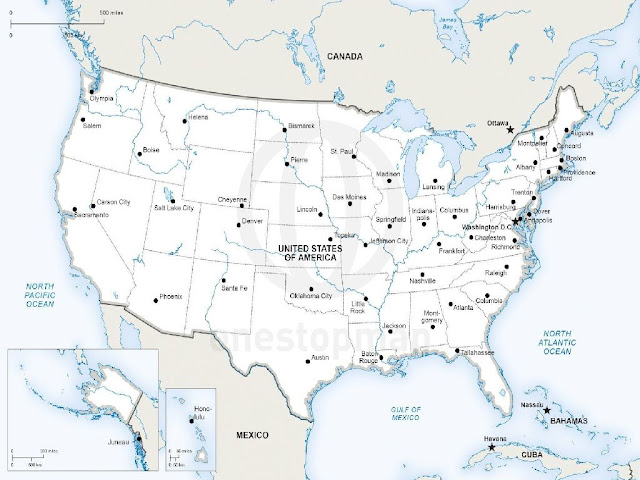Map Of The United States Major Cities 