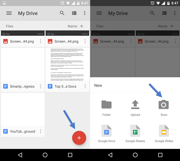 On Android, how to create a PDF