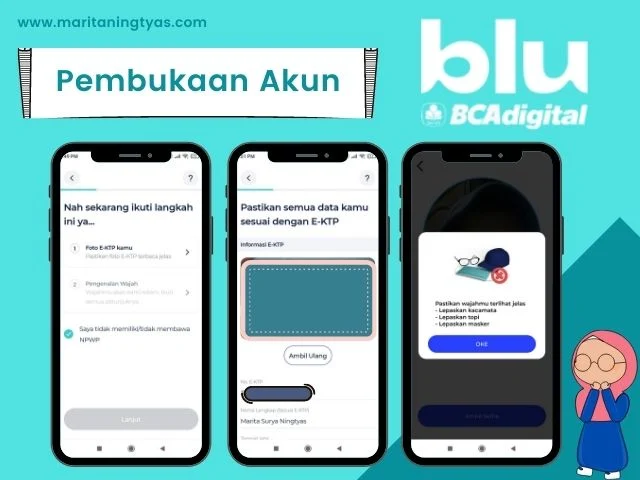 step 2 membuat bluAccount