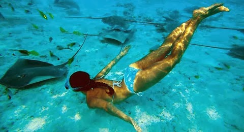 Matira Beach, Bora Bora, Tahiti