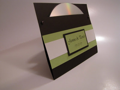 Labels personalized cd holder wedding cd favors Wedding cd holder 