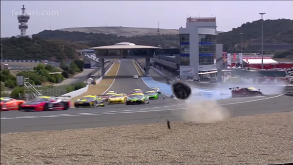 Ferrari Challenge Crash Ferrari Challenge Crash