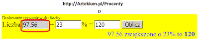 Jak obliczyć 23 procent vat