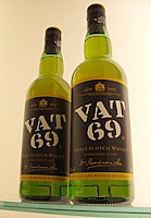 vat 69 bottles