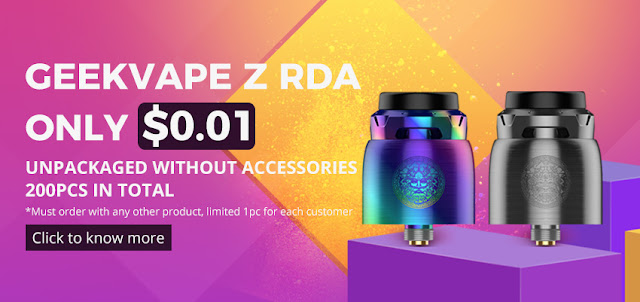 Take a Look for GEEKVAPE Z RDA Special Sale