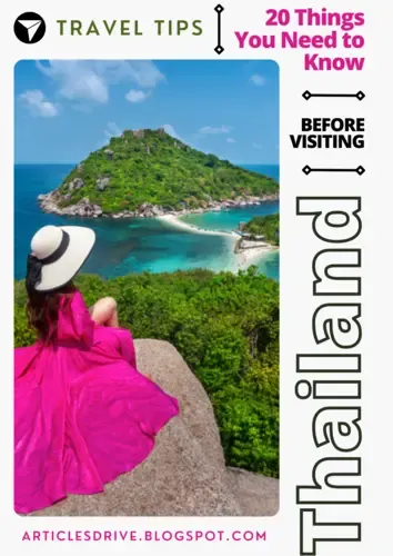 White Simple Minimal Modern Photographic Thailand Travel Flyer