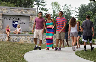 Students at PSU Berks Campus