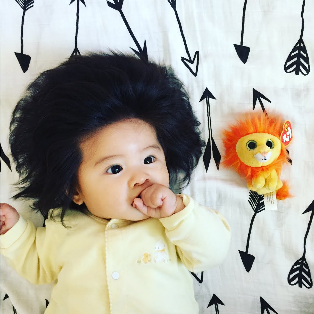 Viral Bayi Imut Rambut Super Tebal Ini Rahasia Alami Melebatkan