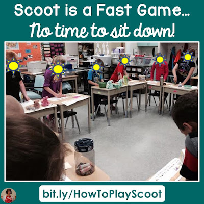 Active Students? Try Scoot! The game, Scoot, can be played a number of ways for a variety of reasons. Here are the basics of the game, a few suggestions, and a freebie!