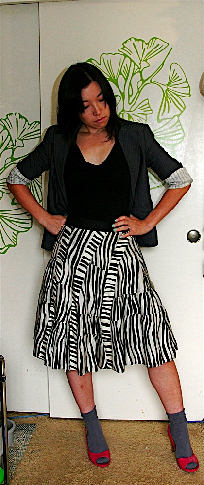anthropologie goldfish bowl skirt. downtown Anthropologie for