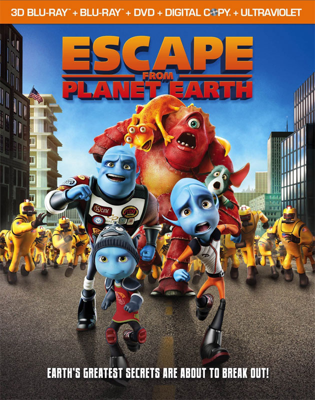 Free Download Poster of movie Escape From Planet Earth(2013) DVD RIP XVID in Dual Audio Hindi-English.