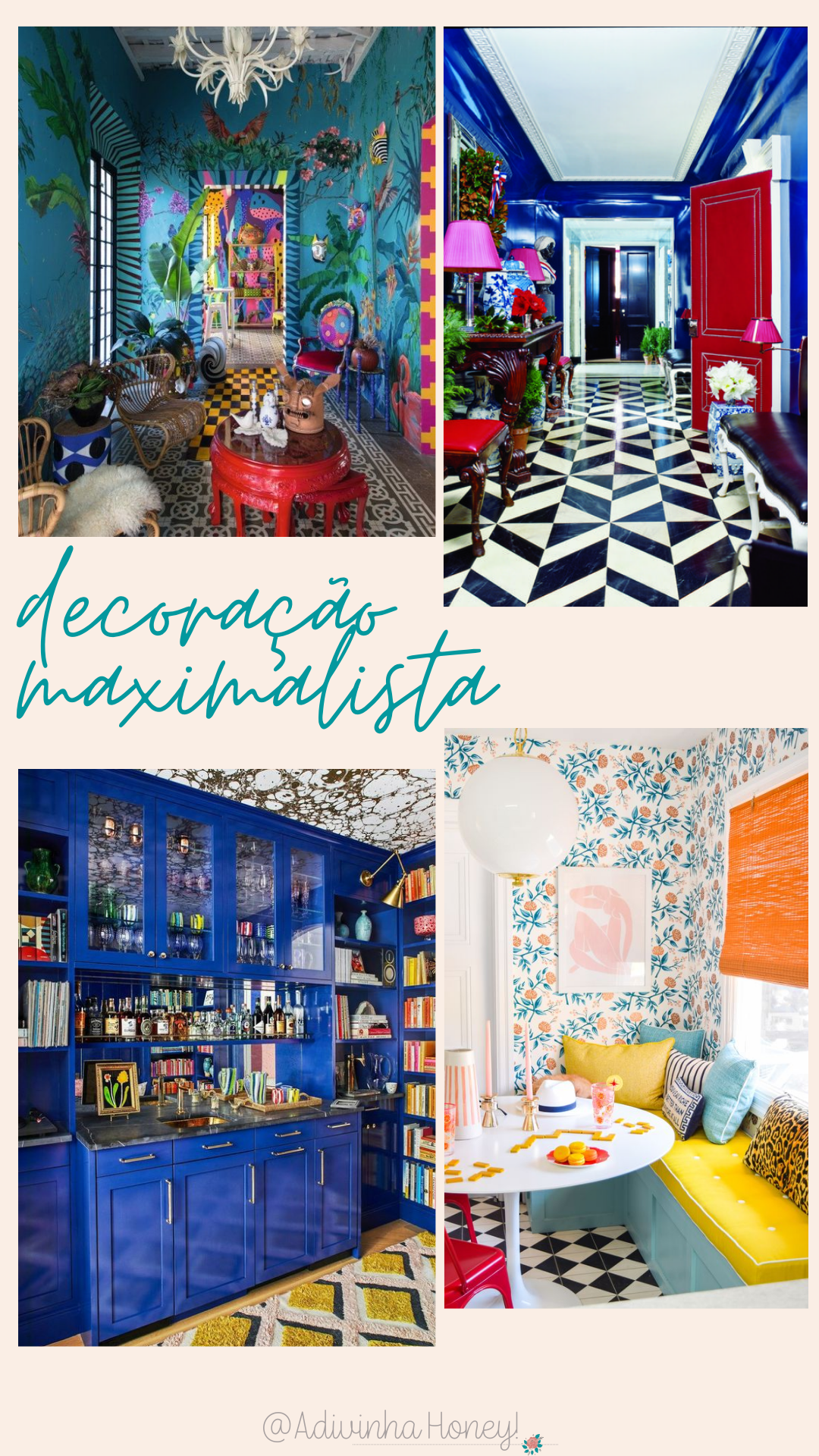 decoração maximalista