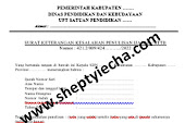 DOWNLOAD CONTOH SURAT KETERANGAN KESALAHAN PENULISAN IJAZAH GRATIS