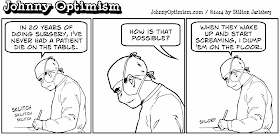 johnny optimism, stilton jarlsberg, medical, sick, jokes, hospital, doctor, surgery
