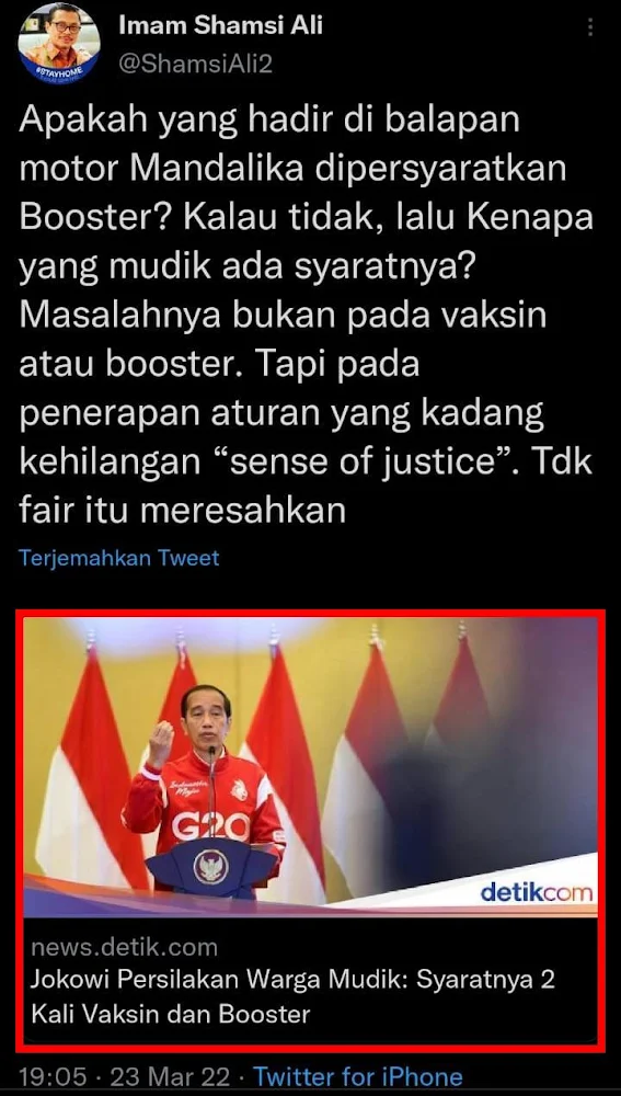 setelah balapan selesai dan sekarang Umat Islam bersiap menyambut Ramadhan serta merayaka MotoGP kelar... Ramai-ramai kumat lagi aturan Booster, Vaksin, PCR buat Mudik Lebaran