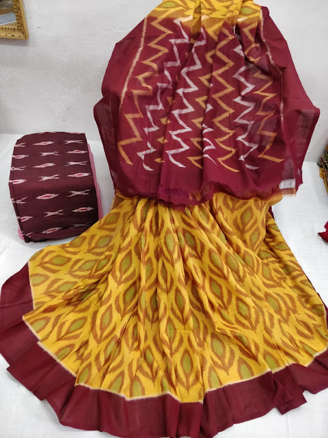 ikkat  cotton sarees