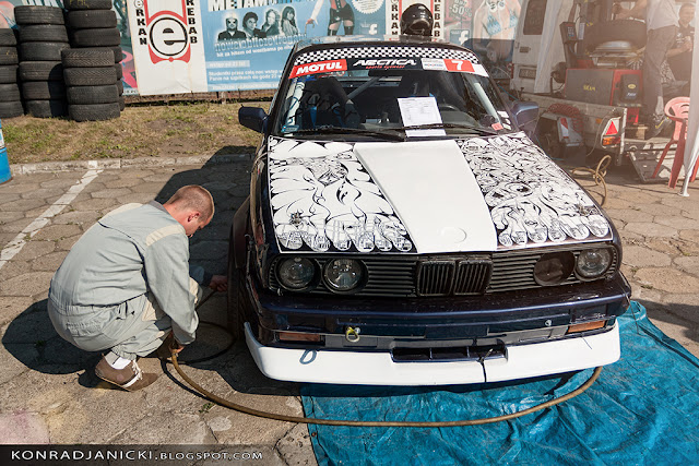 fotografia motoryzacyjna - driftingowy puchar bałtyku 2013 bmw e30 sharpie