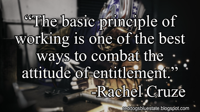 “[T]he basic principle of working is one of the best ways to combat the attitude of entitlement.” -Rachel Cruze