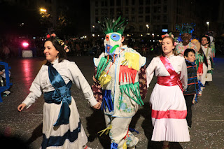 Representación del carnaval tradicional vasco