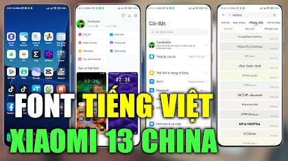 Cách cài Tiếng Việt Font Đẹp cho Xiaomi 13 Rom China MIUI 14