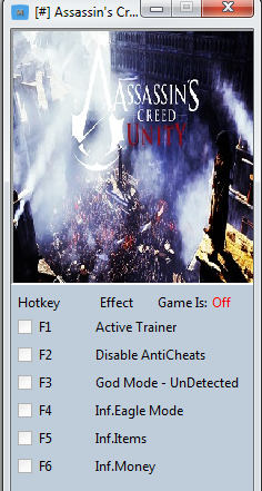 Assassin's Creed Unity Trainer